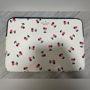 Kate Spade Cherry Print Laptop Pouch